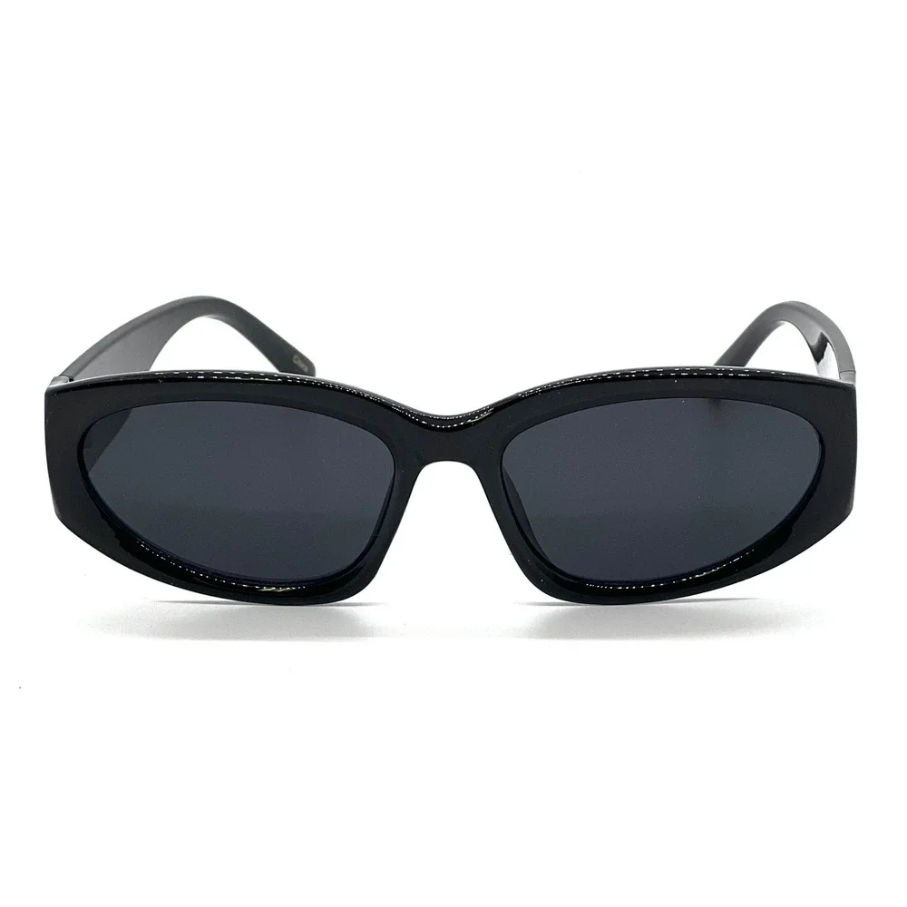 Women Sunglasses Fashion Shield Retro Black Frame Classic Running Golfing Square